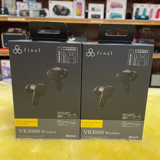 Final VR3000 Wireless 真無線電競耳機 附收納袋