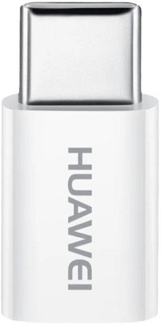 華為 Micro USB 轉 Type-C OTG 轉接頭 轉換器, 白色, 1個