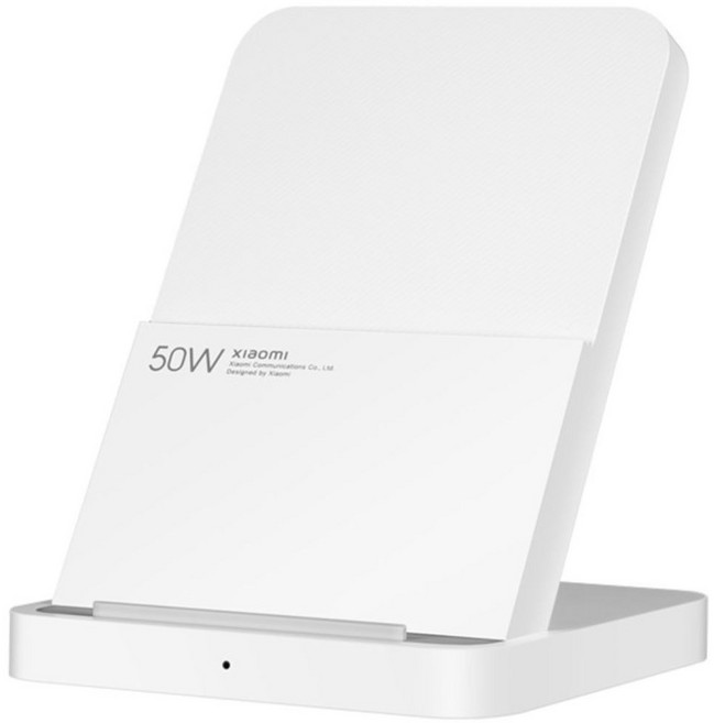 Xiaomi 小米 50W 立式風冷無線充電座套裝Pro 安靜散熱 兼容無線充電, 白色, 1個