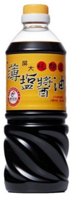 屏大 薄鹽醬油, 1個, 710ml