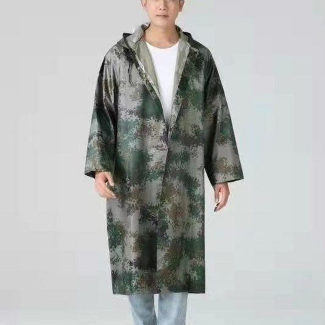 迷彩雨衣長款全身防暴雨男士成人防水