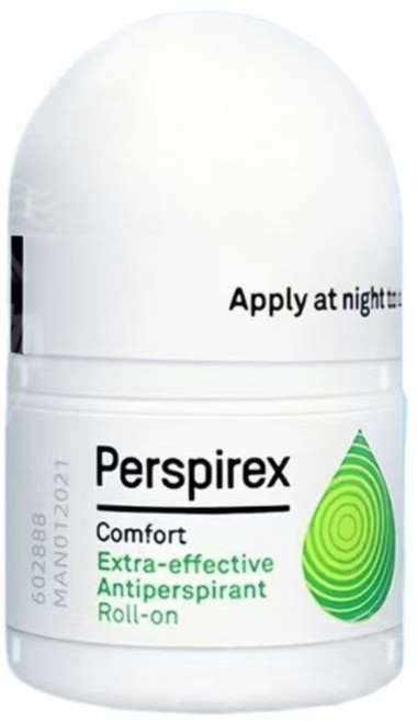Perspirex 止汗露 舒適型 止汗2-3天 敏感肌可用, 1個, 止汗露溫和舒適型【1隻裝】敏感肌可用, 20ml