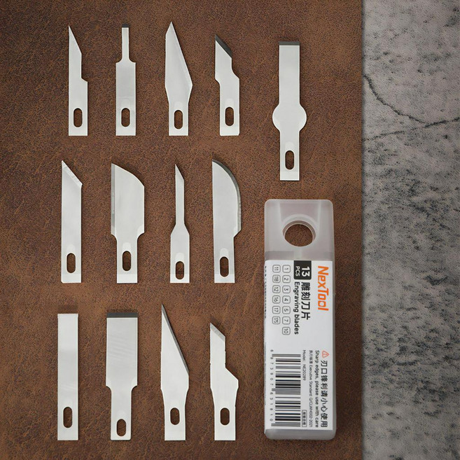 NEXTOOL 納拓 E1 多功能隨身工具 EDC口袋工具, 1個, 雕刻刀延伸套件(13片)