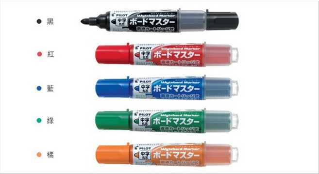 百樂 pilot WMBM-12L 可換卡水白板筆-中字 好好逛文具小舖, 1個, 綠
