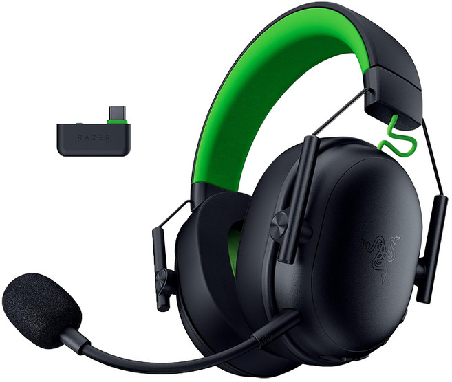 Razer 雷蛇 BlackShark V3 X HyperSpeed 黑鯊 無線耳機 7.1聲道 電競耳機, 黑色, XBOX, 主商品+黑色耳機架