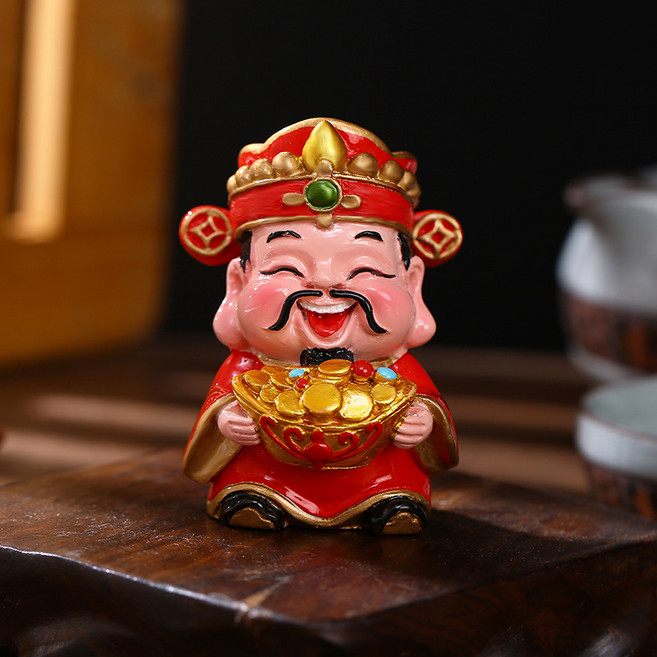 創意財神爺擺件, 聚寶盆財神