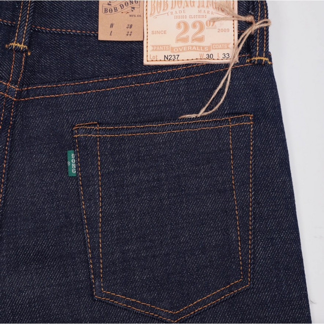 BOB DONG 235 DENIM LOT:237 古董織布機 23oz, 1個, 29
