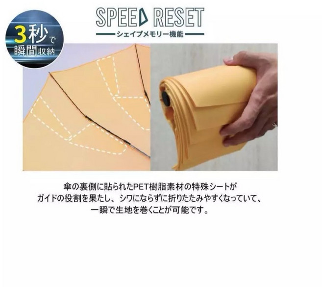 帥哥水族【大振豐洋傘】SPEED RESET記憶迅收機能傘 雨傘 洋傘 陽傘 雨具 下雨