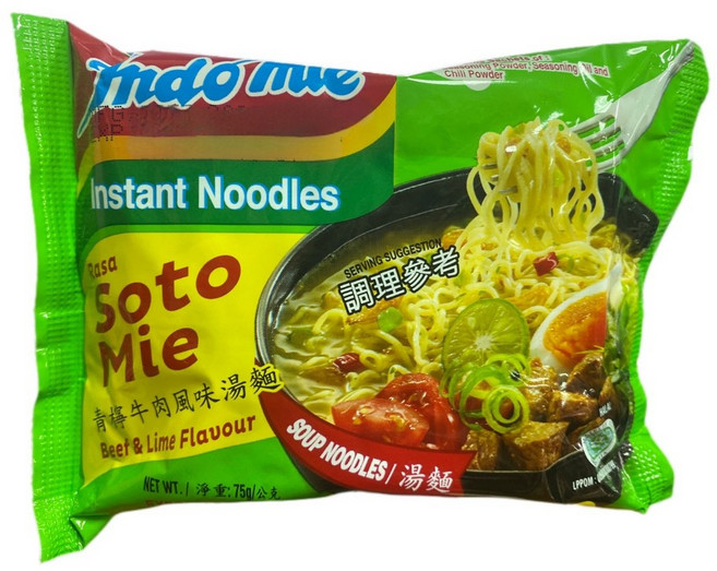 Indomie 營多 炒麵 - 亞齊風味, 1個, Soto Mie青檸牛肉湯麵