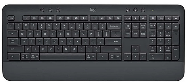 Logitech 羅技 K650 石墨灰 舒適 無線 鍵盤 防水設計 公司貨, 製造商軸