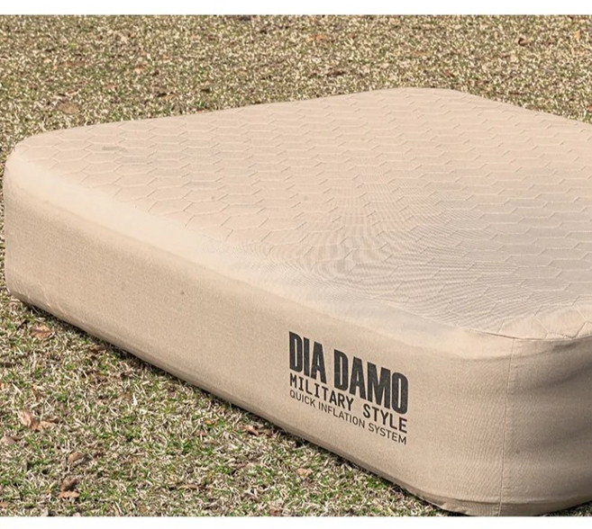 DIADAMO 迪達蒙 自動充氣床 內建幫浦 露營睡墊, 卡其沙