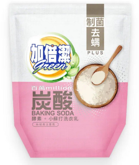 加倍潔 酵素小蘇打洗衣乳補充包1600g(制菌去螨/粉), 1.6kg, 1包