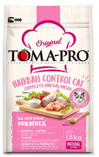 【TOMA-PRO】優格成幼貓化毛配方雞肉乾糧 - 1.5kg/3kg (哈哈窩), 1.5kg, 1個, 雞肉