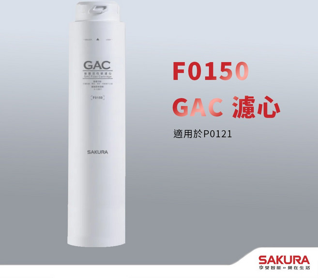 SAKURA F0150 GAC 濾芯 適用於 P0121, 1個