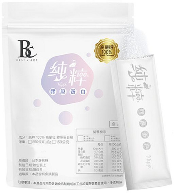 BESTCARE 純粹膠原蛋白粉隨身包, 150g, 1個