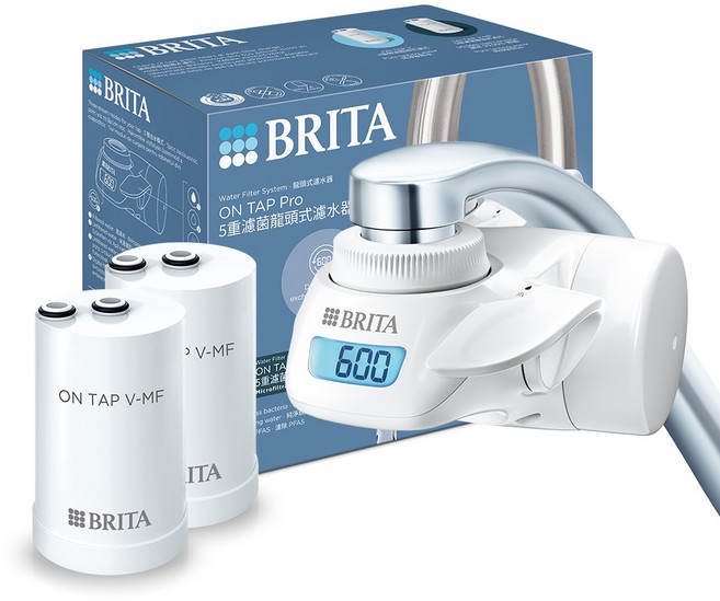 BRITA ON TAP Pro 5重濾菌龍頭式濾水器 (1機2芯)