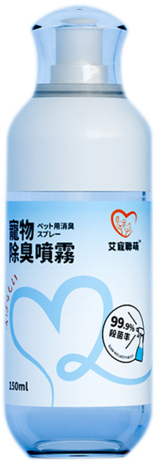 ipetaally艾寵聯萌 寵物除臭噴霧150ml(犬貓通用)SGS認證 除臭率高達96% 非掩蓋真分解 日本進口芬多精, 4個, 150ml