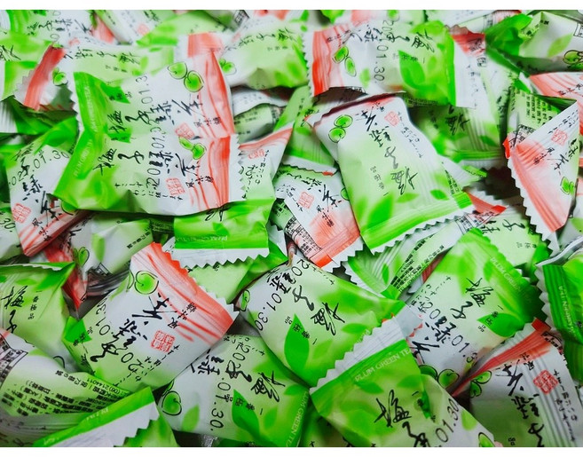 梅子綠茶糖 硬糖, 1個, 梅子綠茶糖600g 約100顆以重量為主, 600g