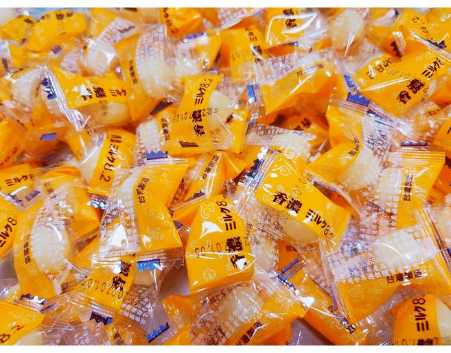 8.2牛奶糖 濃牛奶糖 硬糖 古早味 零食, 1個, 8.2牛奶糖600g 約120顆