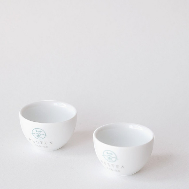 BESTEA 白瓷不倒杯 60ml 防傾穩底 2入 品茗杯, 1個