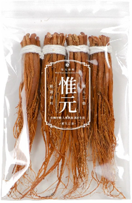 惟元蔘藥 吉林紅蔘鬚 調理包 (含人參鬚/甘草), 130g, 1個