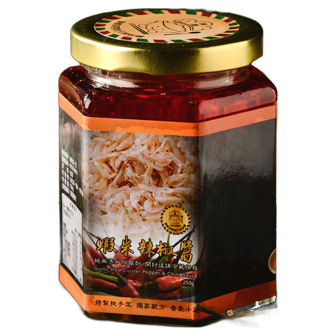 頭獎餐飲特製蒜蓉朝天手工辣椒醬, 1個, 250ml