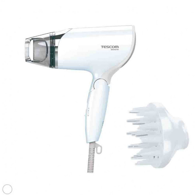 TESCOM 雙電壓負離子吹風機 BID392TW, 白色