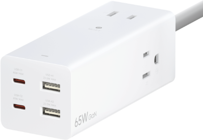 小米 延長線GaN 65W 雙Type-C 雙Type-A 快速充電 安全保護, 1個, 1.5m
