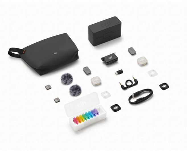 DJI MIC MINI 2S 無線麥克風, 1組, 一對二(通用版)