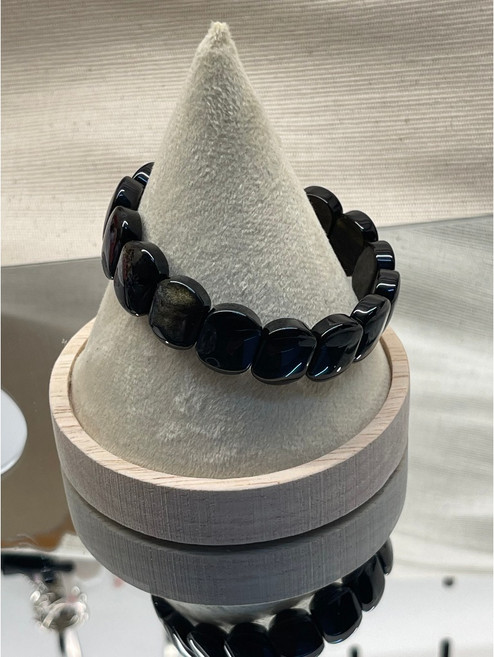 金耀石手排 水晶手鍊 能量手串 簡約百搭 開運手環