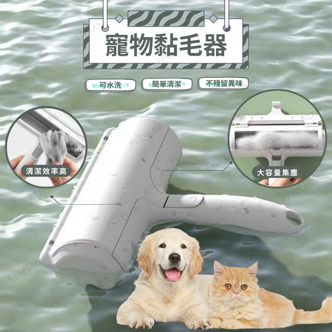 寵物黏毛器 可水洗 簡單清潔, 1個