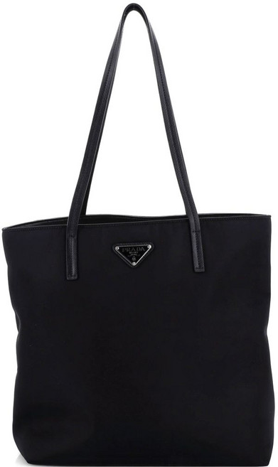 프라다 중고 패딩 오픈 테수토 사피아노 레더 미디엄 토트 백