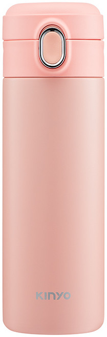 KINYO 不鏽鋼彈蓋保溫杯 KIM-4015 保溫瓶, 橘色, 1個, 400ml