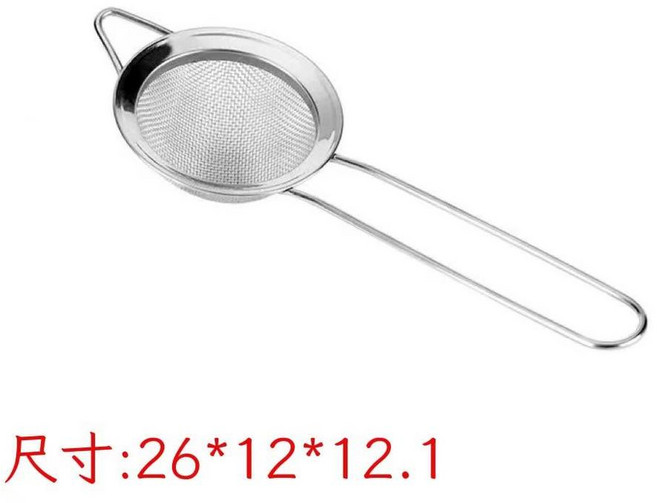不鏽鋼濾網漏勺 燕窩過濾器 油格篩粉工具, 直徑12CM, 1個