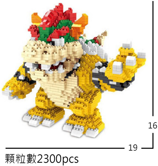 庫巴 鑽石積木, 1個, 3493庫巴(2200片)