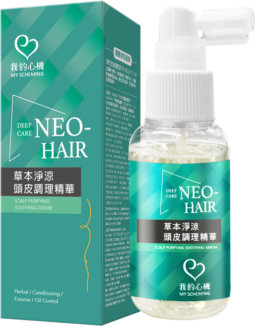 我的心機 草本淨涼頭皮調理精華, 65ml, 1件