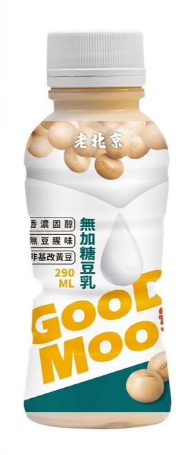 老北京 無加糖豆乳, 24個, 290ml