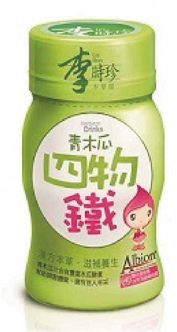 李時珍 青木瓜四物鐵飲品, 24個, 50ml