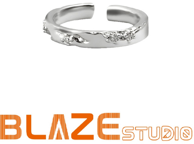 BLAZE 破碎理論女款可調節戒指