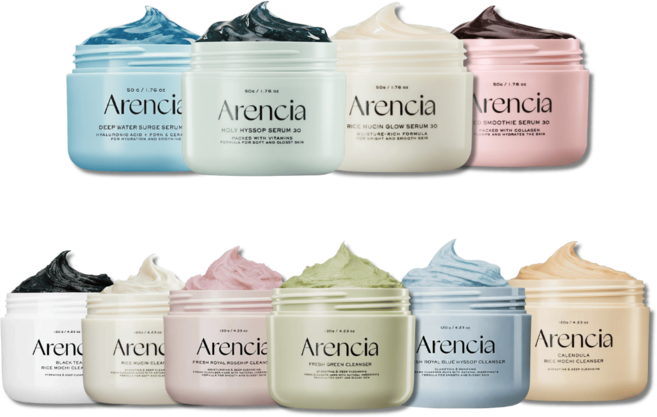 【Arencia】韓國年糕潔面乳 凝膠精華 深層水潤 控油保濕 毛孔緊緻, 1個, 芳香金盞花潔面乳120g, 120g