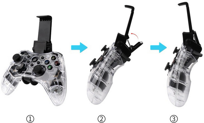SWITCH/電腦無線/安卓/蘋果IOS 手把 手柄 搖桿 控制器, 1個, 手機專用支架(不含手把)