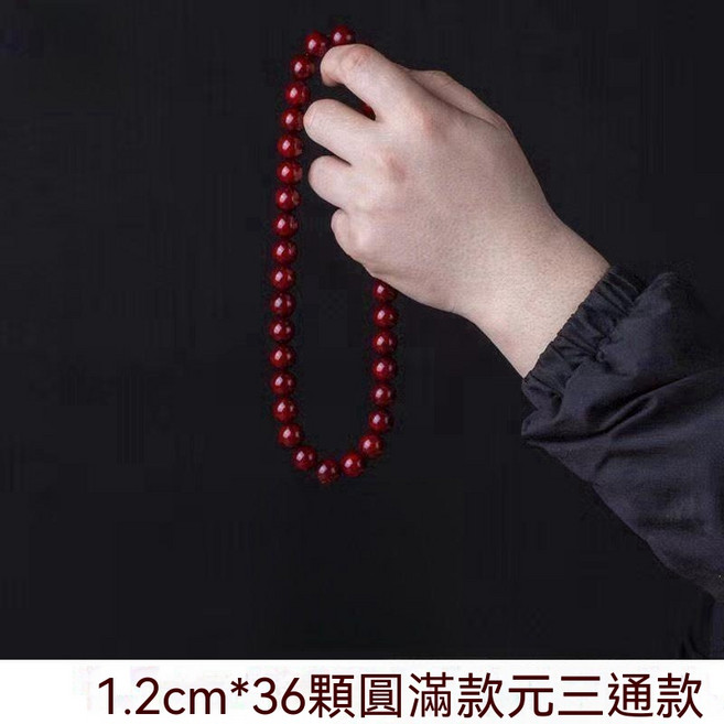 天然小葉紫檀十八子木珠手串, 1套, 12mm36顆圓滿款