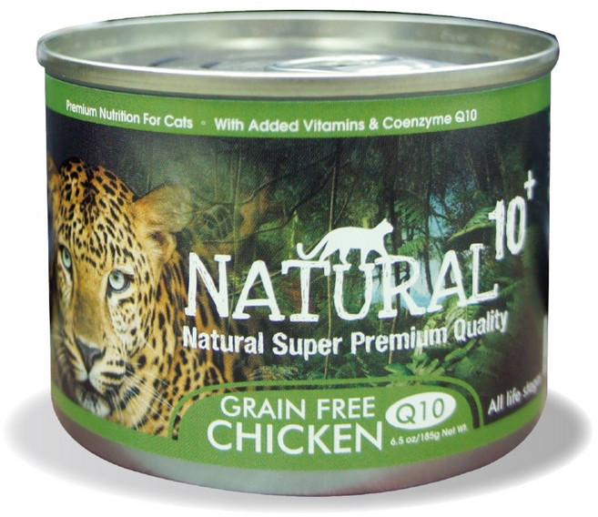 NATURAL10+ 原野無穀機能 貓主食罐, 185g, 1個, 鮮蔬嫩雞