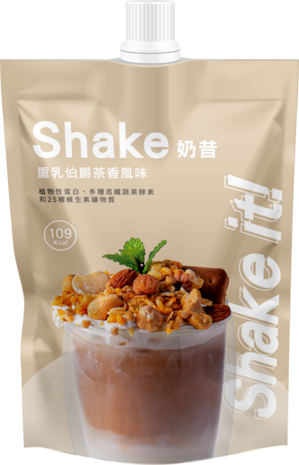 嚴萃 Shake it! 低卡奶昔 - 重乳伯爵茶, 30g, 1個