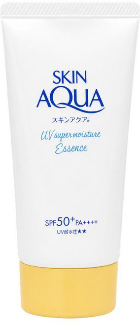 SKIN AQUA 水潤肌超保濕水感防曬精華 SPF50+ PA++++, 1件, 防曬精華, 80ml