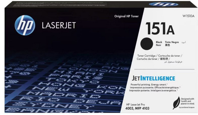 HP 原廠碳粉匣 W1510A/W1510X 適用於 HP LaserJet Pro 4003dn/4003dw/4103fdn/4103fdw, 1個, W1510A (3050張), N/A