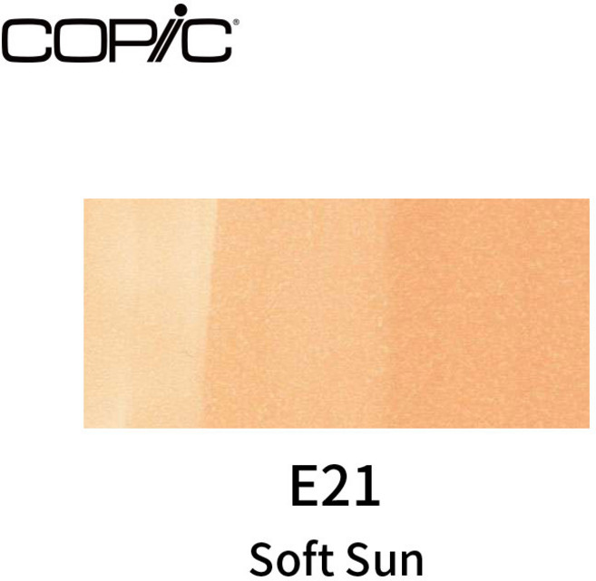 COPIC 酒精性雙頭麥克筆, 茶色系 E21, 1個