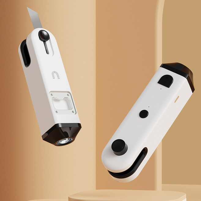 迷你USB充電封口機, 白色, 1個