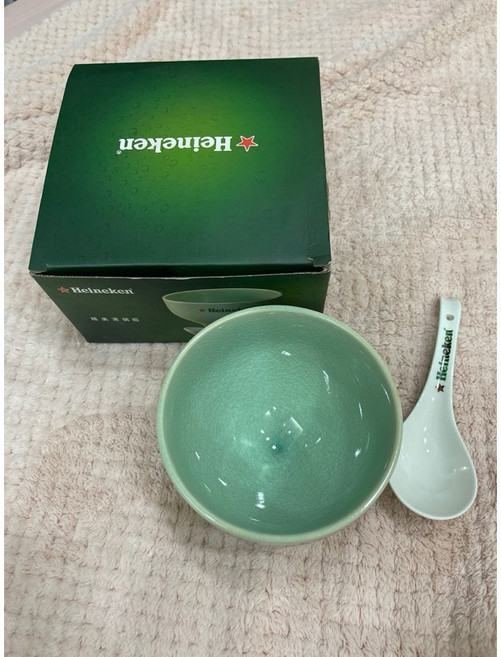 HeineKen 精美湯碗組 全新品, 1個