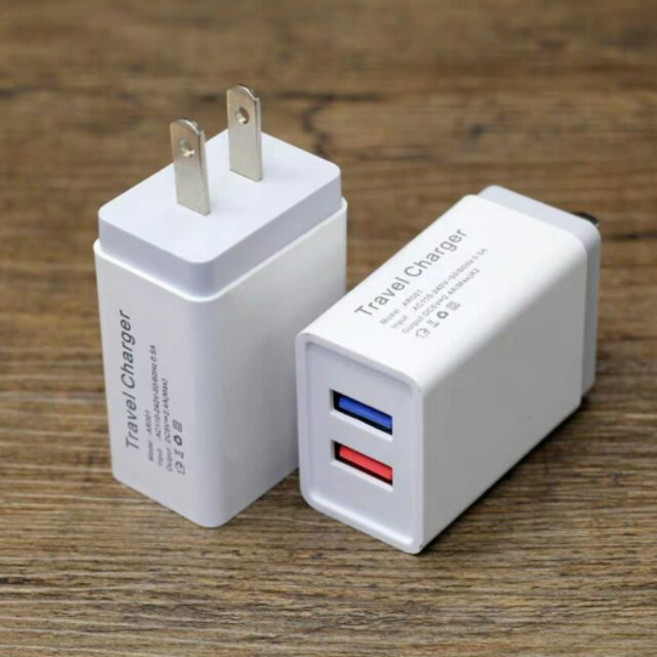 DC5V 2.4A 雙孔充電器, 1個